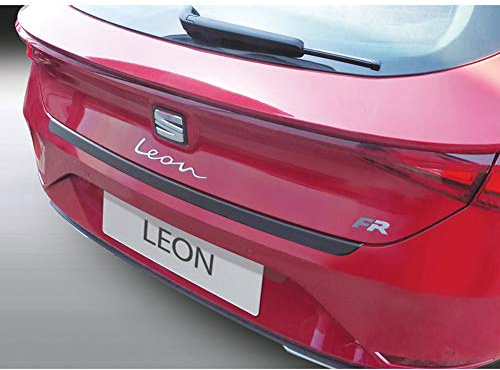 RGM ABS Heckstoßstangenschutz passgenau | kompatibel mit Seat Leon IV HB 5-türer 2020- Schwarz