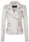 Infinity Leather Damen Retro Weiß 100% Nappaleder Bikerjacke 2XL