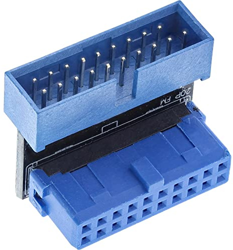 InLine® USB 3.0 Adapter intern, Pfostenanschluss Stecker auf Buchse, nach unten gewinkelt