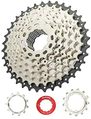 CYSKY 8 Speed Cassette 11-36T Bike Cassette Sprocket Compatible with Shimano/Sram/Sunrace HG System Fit for Mountain Bike, Road Bicycle, MTB