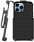 BELTRON Case with Belt Clip for iPhone 13 Pro Max, Slim Full Protection Case & Rotating Belt Clip Holster with Built in Kickstand, Scratch Resistant/Shock Absorption for iPhone 13 Pro Max 6.7 - Black