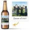 6 Etiquetas personalizadas para cerveza. Pegatinas de cerveza con nombre personalizado para fiestas, celebraciones y cumpleaños. Pack de 6 adhesivos de vinilo resistentes al agua. (Foto)