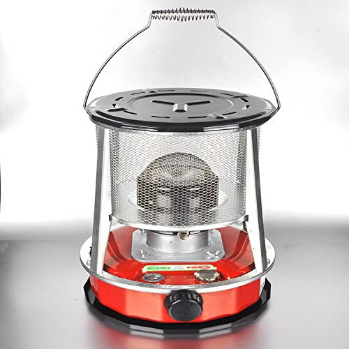 AEMIN Poêle De Chauffage De Pétrole Portable, Chauffage D'extérieur Au Kérosène,Rangement Combustion Poêle À Kérosène, pour Camping,pêche sur Glace, Maison, Pas Cher, 4.6L/6L (Color : Red, White)