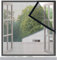 Risareyi Mosquitera Ventana 115x120cm, Gris Fibra de Vidrio Malla Cortina Mosquiteras para Balcón Exterior, Antimosquitos, Cinta Mágica Borde, con Cinta Adhesiva