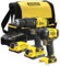 STANLEY FATMAX , Kit batteria Stanley Fatmax V20 18 V - trapano a percussione a batteria, avvitatore a percussione a batteria, 2 batterie al litio da 2,0 Ah, 1 caricatore, borsa. SFMCK465D2S-QW