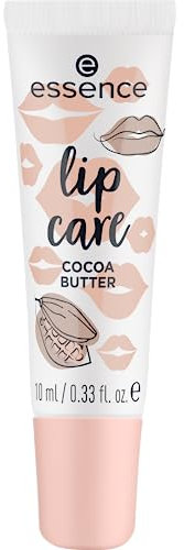essence lip care COCOA BUTTER, Lippenbalsam, Weiss, pflegend, natürlich, vegan, ohne Parabene, ohne Mikroplastikpartikel, Nanopartikel frei, 1er Pack (10ml)