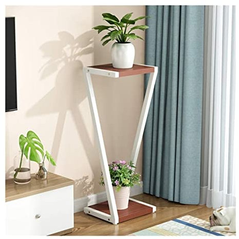 Blumenregal Blumenständer Pflanzenregal Moderner Kreativer Blumenständer Aus Schmiedeeisen, Pflanzenständer, Zuhause, Wohnzimmer, Dekorativ Blumentreppe Pflanzenständer Blumenbank ( Blue : F , Size :