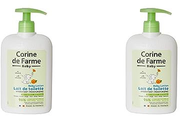 Corine de Farme Lait de Toilette Hydratant au Calendula Apaisant - 500 ml (Lot de 2)