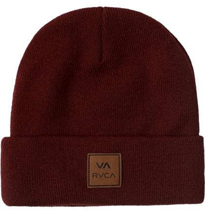 RVCA Herren Strickmütze ~ ATW rot, rot, Einheitsgröße