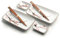 Lujo - Sushiset - Sakura Oriental - 6 Delig- Set de sushi - 2 personas - vajilla japonesa - Incluye - 2 platos de sushi - 2 platos de sushi - 2 platos de sushi - 2 palitos de sushi - Empaquetado en