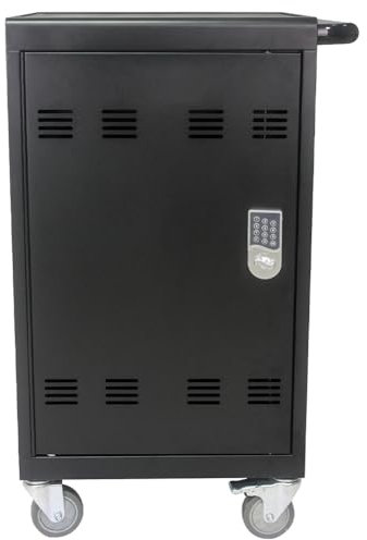 EastVita None Laptop and Tablet Charging Cart, One Size, Black