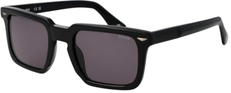 POLICE SPLL88E 700V Nero Lucido Sunglasses Man Acetate, Square, 52