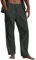 LVCBL Herren Leinenhose Herren Sommer Freizeithose mit Taschen Elastische Taille Dunkelgrau L