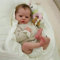 Bambole Reborn Femmine Realistica Bambole Reborn Toddler Silicone Originali bambolotti Che sembrano Bambole Veri Baby Dolls Femmina Neonato bambile Occhi Aperti 50 Cm