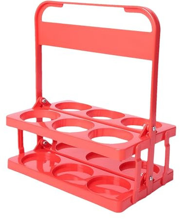 Flaschenträger Für 6 Flaschen, Getränkekorb Kunststoff, Flachenkorb Mit Griff, Faltbar Bierträger, Getränkekorb, Bierkorb Bierflaschenträger Flaschenbox Für , KTV, Bar, Weinliebhaber, Restaurants