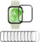 Meifiyu 10 Stück Panzer Schutz Glas für Huawei Watch Fit 3,HD Klar Schutzfolie,9H Härte Glass Displayschutz,Anti-Staub Panzerglas,Blasenfreie, Kratzfest,Anti-Fingerprint,Handy Schutzfolie Panzer