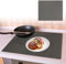 LOREC 60x52cm Black Large Induction Hob Protector Mat Silicone Induction Hob Cover Waterproof (Magnetic) Cooktop Scratch Protector Multifunctional Silicone Mats Heat Resistant Anti Slip BPA Free-2