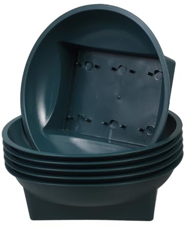 Kisangel 6 Pièces Pots De Jardinage Vase Commémoratif Vase Cône Grave Vase Funéraire Planteur De Cimetière Conteneur Funéraire Porteurs De Titulaire De L'arrangement PP Green