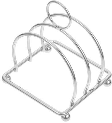Cabilock Soporte para Tostadas Multifuncional De Acero Inoxidable, Rejilla para Pan Reutilizable, Estante para Pan De Sándwich, Adecuado para Cocina y Comedor, Ahorra Espacio y Organiza