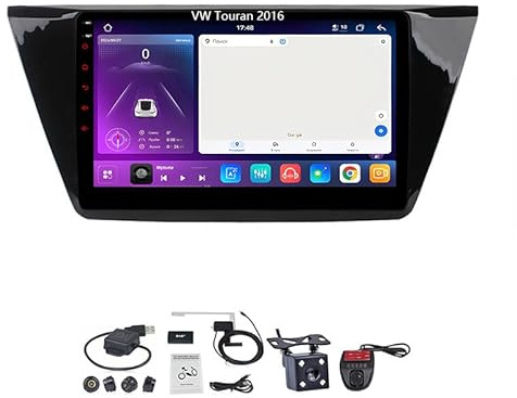 XIXIYAN Autoradio Bluetooth Car Multimedia Navigations GPS Für VW Touran 2016 Auto Zubehör Einfügen Und Verwenden Car Video Player Carplay Player,8 Core 4G+WiFi 2G+32G