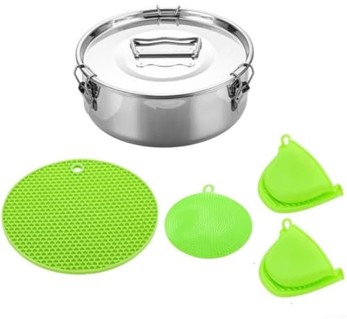 Multi functional Cooking Pot Perfect for Steaming Rice, Veggies, and Desserts