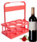 Portavasos de Cerveza – Portavasos portátil de 6 Ranuras con asa | Portavasos Plegable para Entrega a Domicilio, Camping, barbacoas, Uso doméstico, picnics, restaurantes y Organizador de Bebidas para