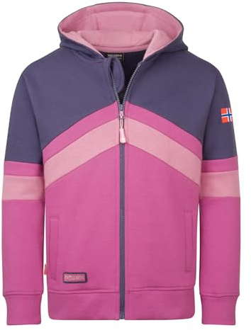 Trollkids Girls Flekkefjord Jacket 164, Mallow pink