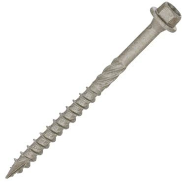 SiDAX | Timber Frame Screws | Hex Head | Exterior Green | 6.7 x 87mm | Box 50 pcs (TFS01-67087)