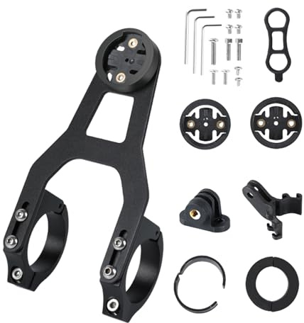 FHGSPQWM Bicycles Speedometers Stand Set Removable Bike Watch Mount Versatiles Stand for Speedometers and Action Cameras Stable Bike Computer Holder