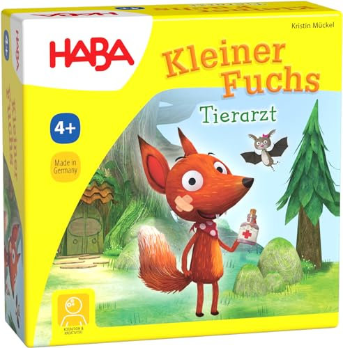 HABA Kleiner Fuchs Tierarzt, Mitbringspiel, Kleines Geschenk Spiel, ab 4 Jahren
