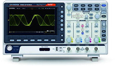 GW Instek MSO-2074E Oszilloskop mit Mischsignal, 4 + 16 Kanäle, 70 MHz