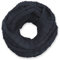 styleBREAKER Unisex Strick Loop Schal kariert, Uni Feinstrick Schlauchschal, Winter Strickschal 01018154, Farbe:Midnight-Blue/Dunkelblau