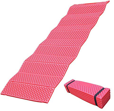 Lixada 190x57cm Camping Matte Ultraleicht Schaumstoff Camping Matte Sitz Faltbare Strandmatte Picknickmatte Isomatte Outdoor Matratze