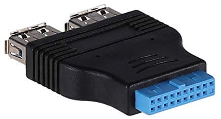 AKYGA AK-CA-58 2X USB 3.0 A Buchse/USB 19 pin Buchse Adapter Motherboard