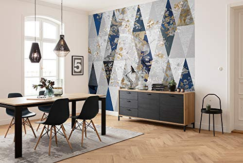 Komar Vlies Fototapete ROI | Tapete, XXL, Dekoration, Jugendstil, Schlafzimmer, Wohnzimmer, Büro, Flur | Größe 300 x 280 cm (Breite x Höhe) | HX6-043