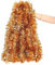 LOKIPA Christmas Tinsel Garlands, 10M Copper Xmas Metallic Chunky Tinsel Garland Decoration for Christmas Tree Decorations