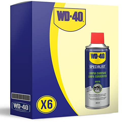 WD-40 - Limpia Cadenas Specialist Motorbike 400 ml (Caja de 6 uds)