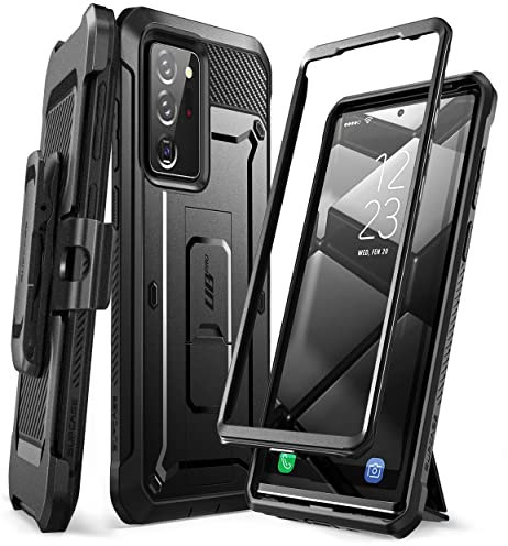 SUPCASE Unicorn Beetle Pro - Custodia Samsung Galaxy Note 20 Ultra Cover Rigida Rugged Case con Cavalletto, senza Pellicola Protettiva, Nero
