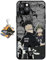 Compatible with iPhone 12 Pro Max Case Anime Design [With Figure Keychain], Soft Silicone Flexible TPU Volleyball Animation Phone Case for iPhone 12 Pro Max