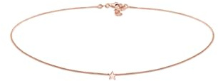 Elli Damen Halskette mit Stern Anhänger Choker Basic Astro in 925 Sterling Silber 36 cm Länge