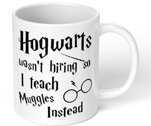 Print Maniacs Harry Mug Cup Hogs Teacher Christmas Birthday School Present Gift HIS HER Present Day Teacher