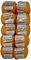 10 x 50g Strickwolle YarnArt Baby Cotton mit 50% Baumwolle, 500 Gramm Wolle einfarbig (orange 425)
