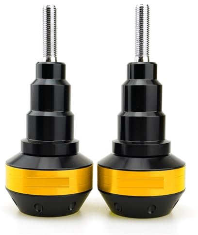 Für CB600 600 900 CBR600 Motorrad Fallschutz Sturzpad Seitenverkleidung Schutz Sturzpad Schutz Auspuff Slider (Farbe : Gold)