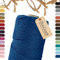BooGardi Makramee Garn · viele Farben · Blau 3mm x 200m · 3mm oder 5mm · Wollgarn · kreatives knüpfen weben Stricken · DIY Boho Garn