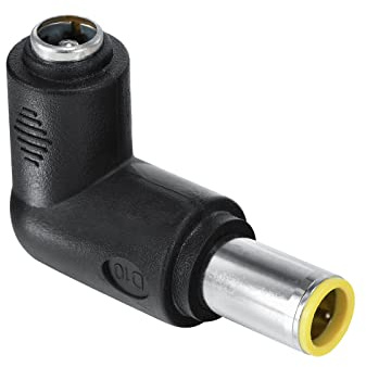 helpers lab 8,0 mm 7909 Stecker auf 5,5 mm Buchse 90 Grad DC Stromversorgung Adapter Klinkenstecker für Jackery Explorer Rockpal Bluetti Milin IBM ThinkPad