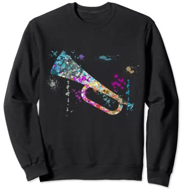 Vuvuzela Instrumenten-Silhouette Vuvuzelas Sweatshirt