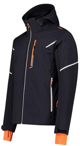 CMP - Herrenjacke mit Kapuze und Reißverschluss, Anthrazit, 50