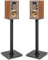 YOMT Universal Boden-Lautsprecherständer, 71,1 cm für Surround-Sound, Mit Kabelmanagement, Hält 10 kg für Bose Edifier Klipsch Polk JBL Sony