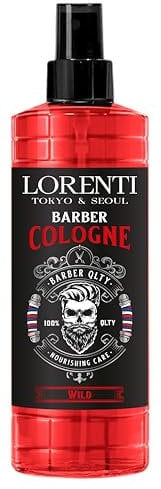 Lorenti Wild Aftershave Barber Cologne for Men | Long Lasting Mens Cologne - Clean, Refined, Masculine Perfume for Men - Clean & Sterilize Skin 400 mL