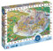 Calypto 3907506 Mittelalterburg, 100 Teile XL-Puzzle mit Soft-Touch, Kinderpuzzle mit samtiger Oberfläche inkl. Suchspiel und Puzzleposter, für Kinder ab 6 Jahren, Schloss, Ritterburg, Wimmelbild